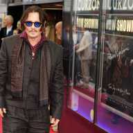 Johnny Depp’s 'Modi' chronicles art, addiction and a painter’s doomed passion 14 man with sunglasses, long hair and coat on red carpet.