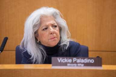 Queens City Council Member Vickie Paladino, pictured in a file photo. Paladino is facing legal threats and calls for an ethics investigation after being accused of making false and inflammatory statements about the partner of slain activist Ryan Carson.