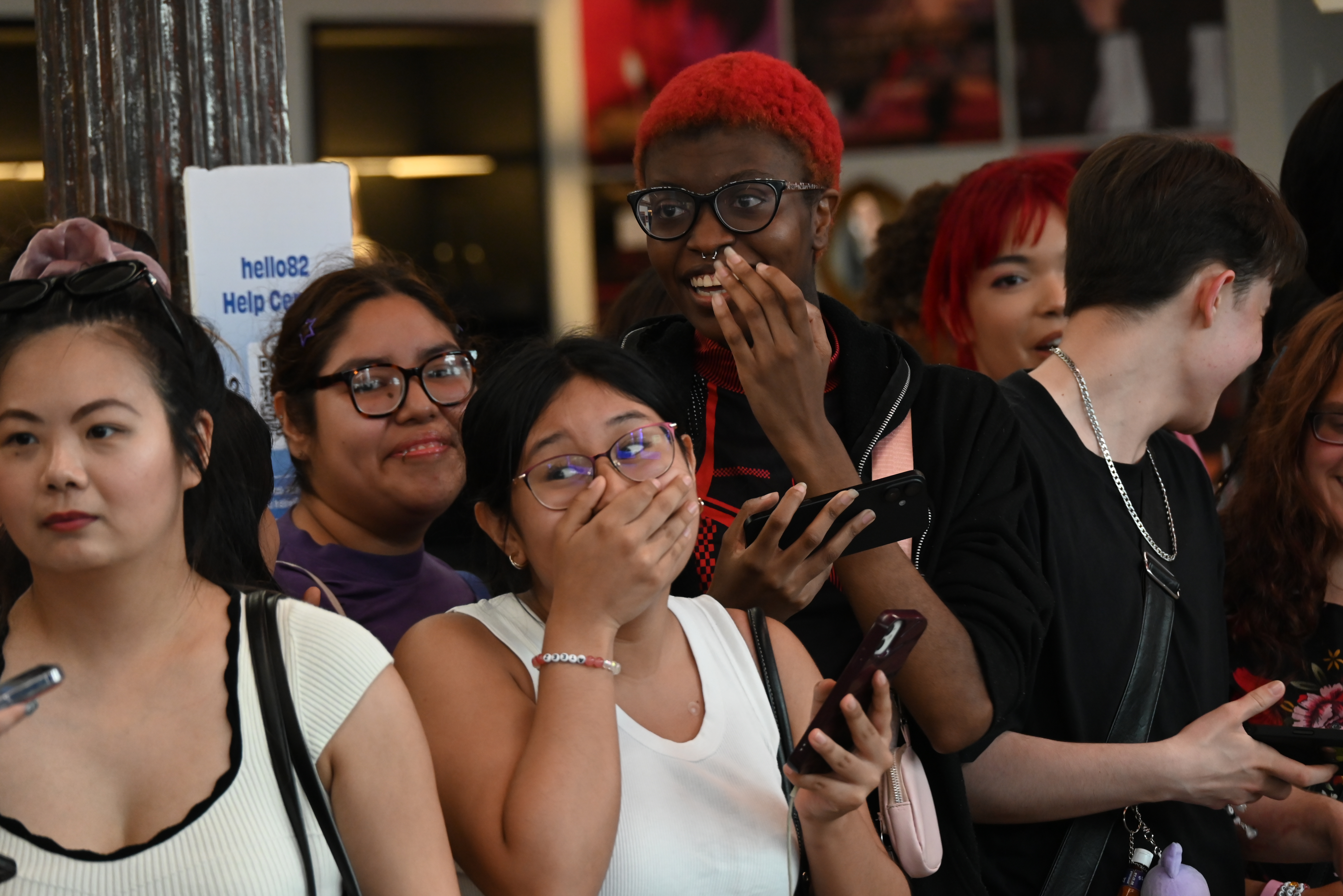 Fans were awestruck at the event.