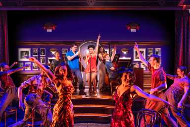 Ainsley Melham ( Dwayne ), Jasmine Amy Rogers ( Betty Boop ) and Ensemble in Boop