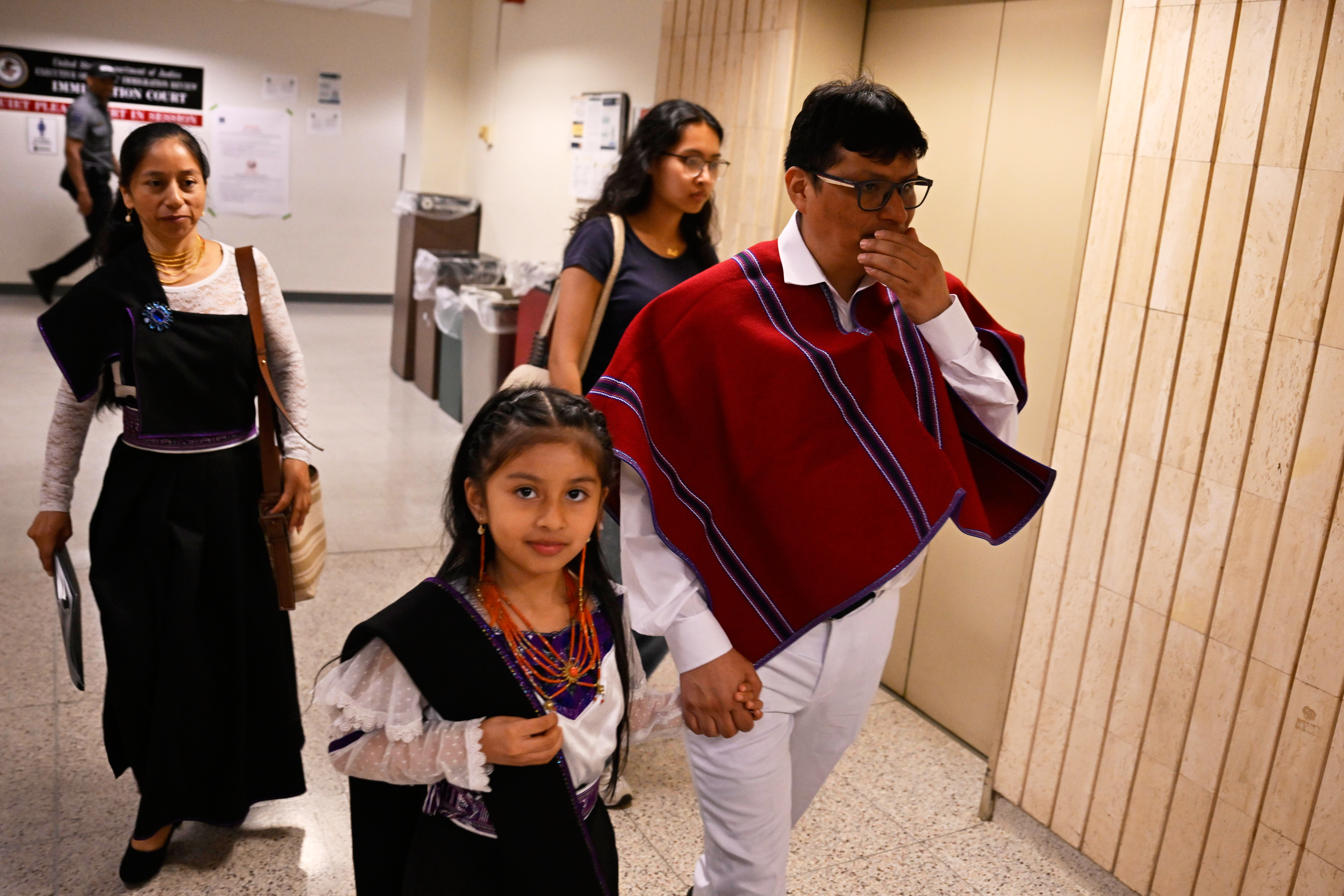 A family dresses to the 9's to impress a judge ahead of dad's asylum case.