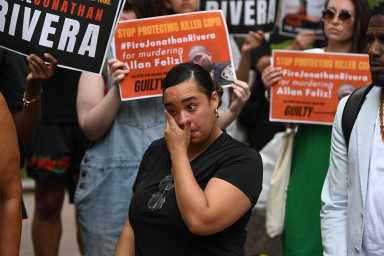 The family of a man faithfully shot by police during a Bronx traffic stop in 2019 are calling upon Police Commissioner Jessica Tisch to reconsider allowing the cop who pulled the trigger to keep his job.