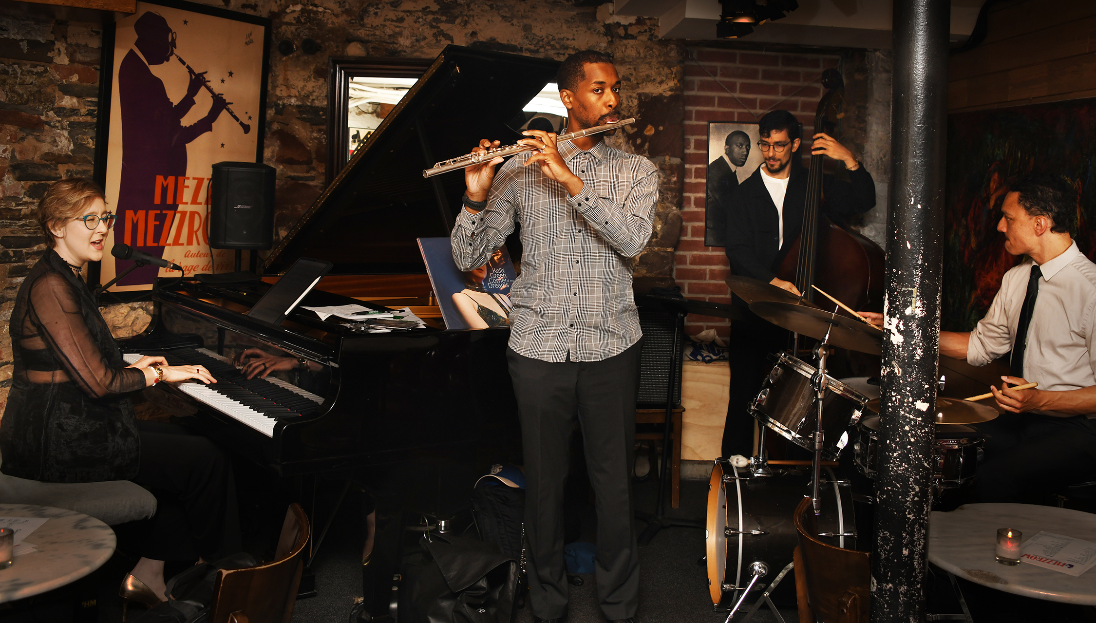 The Kelly Green Quartet swinging at Mezzrow