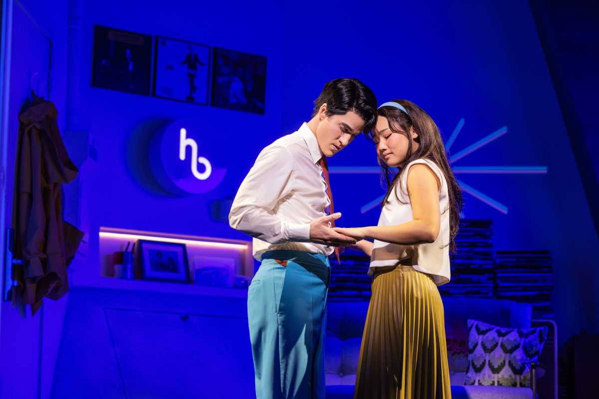 Darren Criss and Helen J. Shen in Maybe Happy Ending