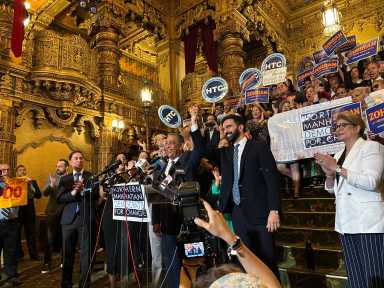 US Rep. Adriano Espaillat urged the Democratic establishment to rally behind the party's mayoral nominee Zohran Mamdani after endorsing him. Thursday, July 10, 2025.