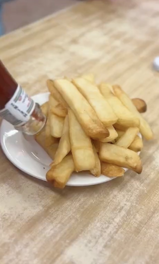 Fries from Katz's Delicatessen
