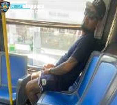 This man is wanted for pleasuring himself in front of a teen on a Brooklyn bus.