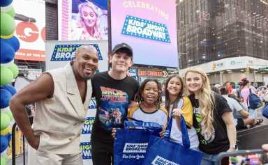 people enjoying Broadway Kids' Night