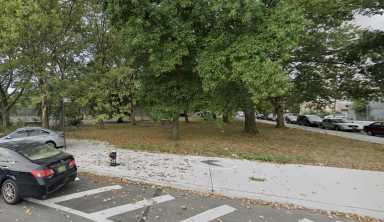 A view of Breukelen Playground near the intersection of Stanley and Louisiana avenues in East New York, where a man was found fatally stabbed early Sunday morning