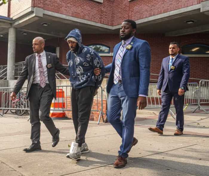 Police arrested and charged Travis Profit on Jul y11, who is accused of fatally stabbing a teenager and injuring another during a wild Bronx brawl days earlier.
