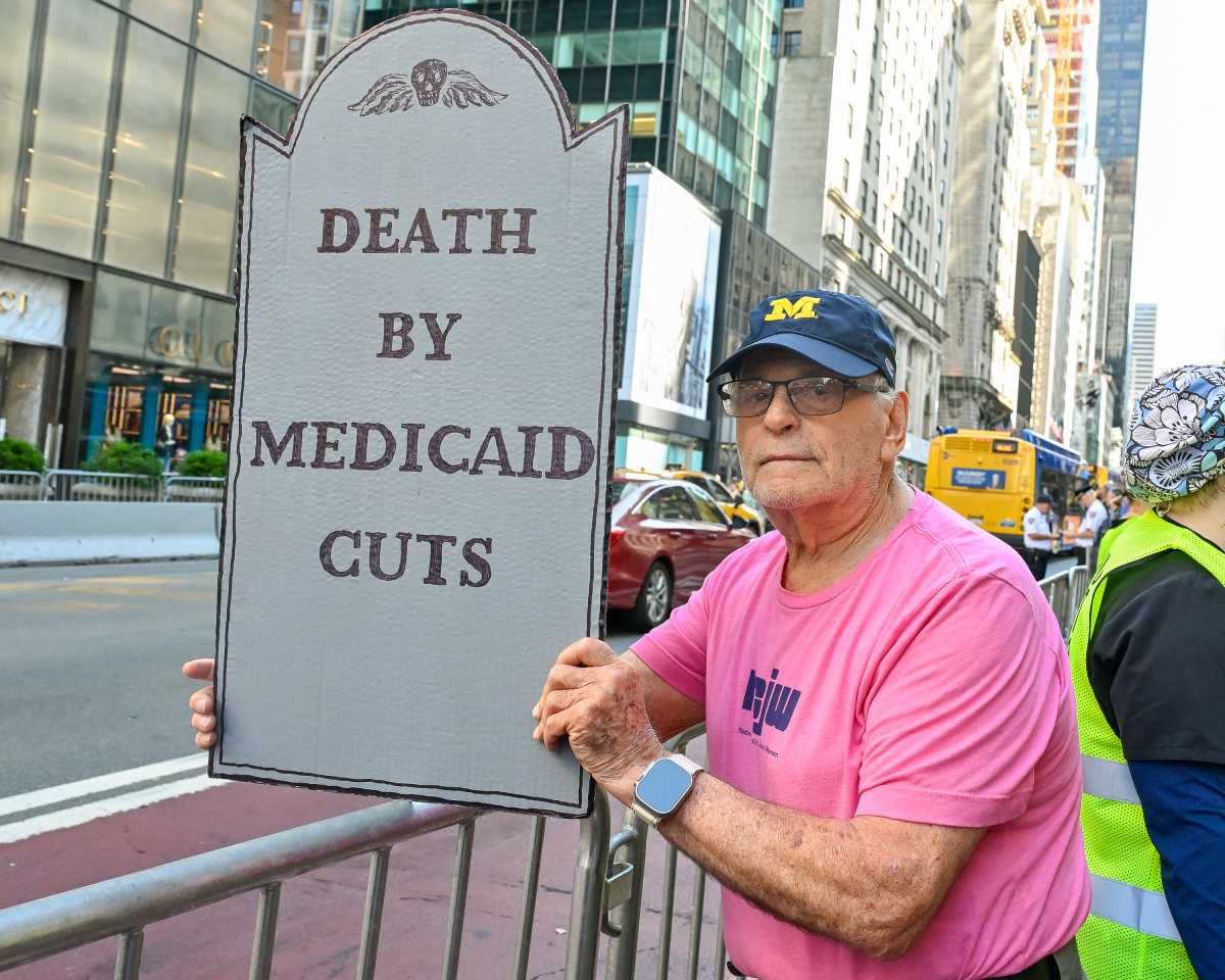 Trump Protest Medicaid Trump Tower 5