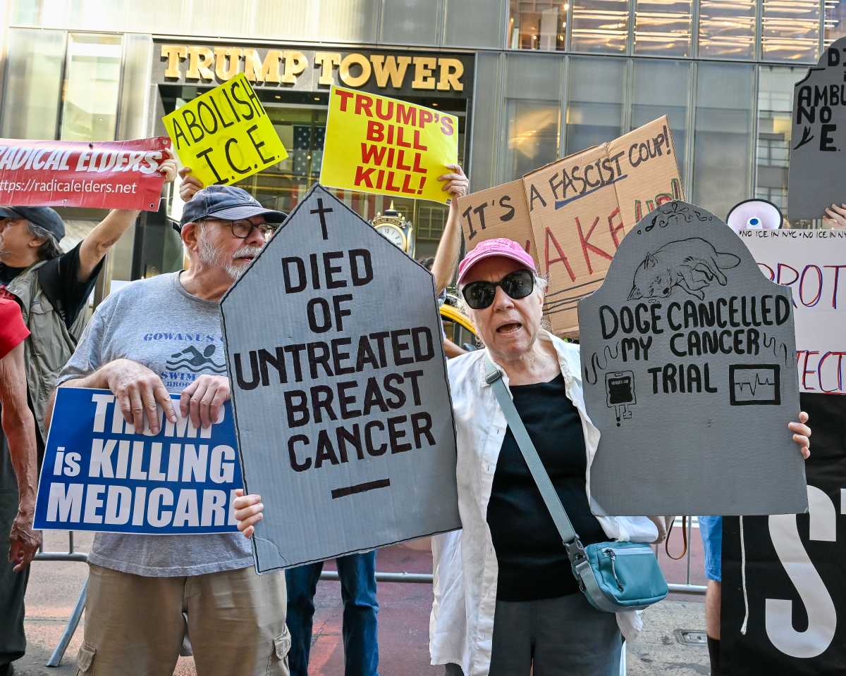Trump Protest Medicaid Trump Tower 6