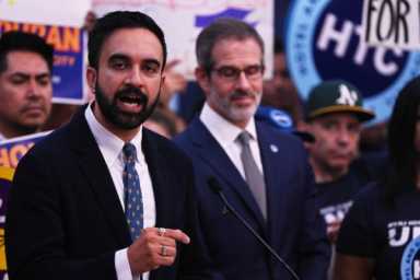 Democratic mayoral nominee Zohran Mamdani.
