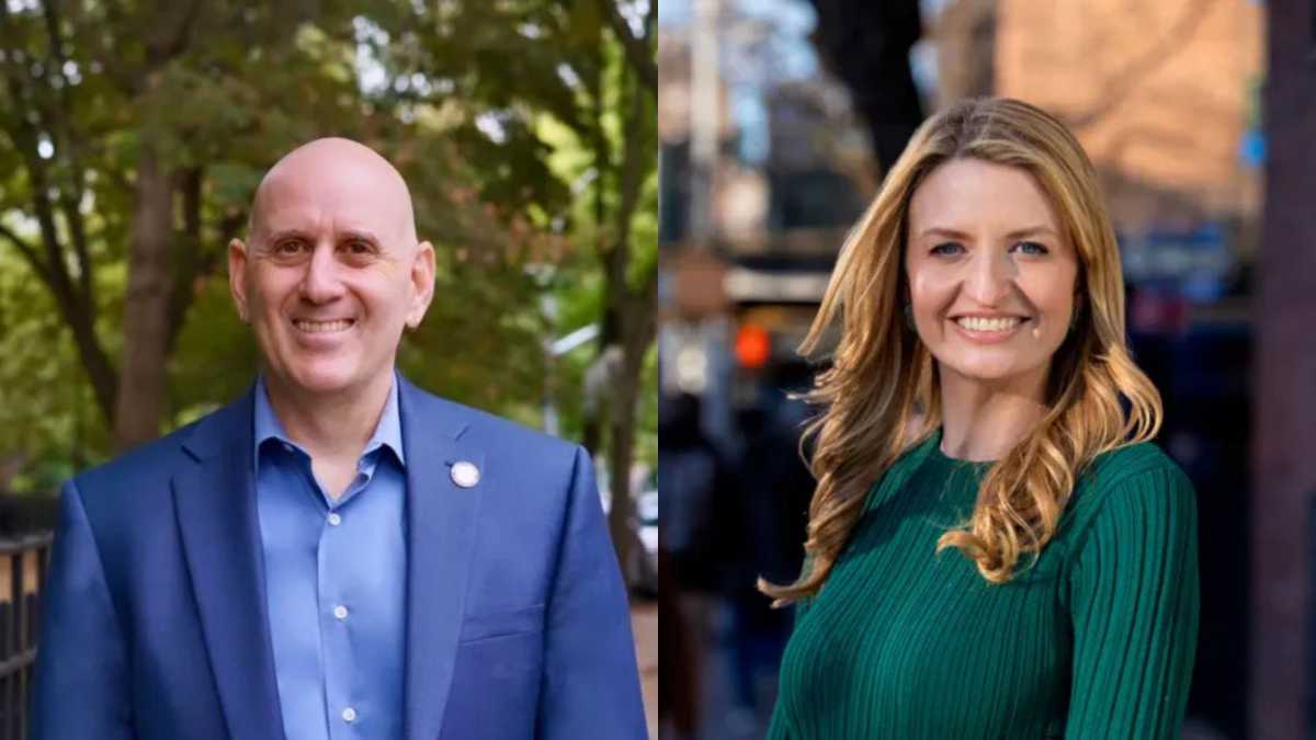 Headshots of Harvey Epstein and Virginia Maloney