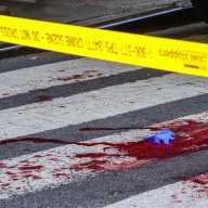 Early-morning Midtown stabbing leaves 23-year-old man dead: cops 17 blood on pavement with police line