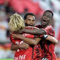 Red Bulls ride second-half outburst to 5-3 win over Revs 10 Red Bulls Emil Forsberg Raheem Edwards Ronald Donkor