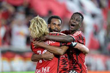 Red Bulls Emil Forsberg Raheem Edwards Ronald Donkor