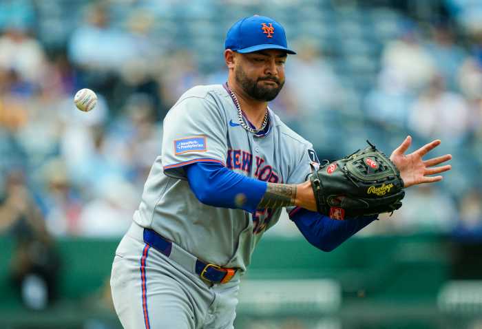 Sean Manaea 2025 debut Mets Royals