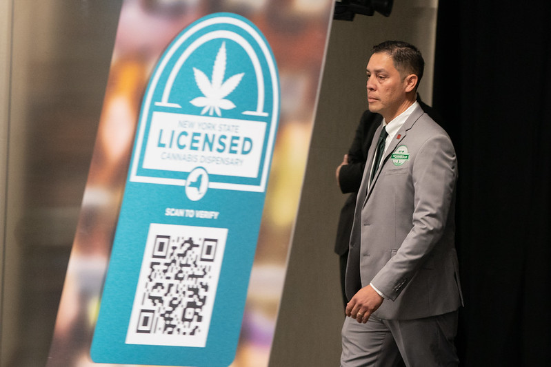 Osbert Orduna, CEO of The Cannabis Place in Queens, has been one of the lead organizers of the movement to protect dispensaries impacted by New York’s revised school-distance rule and is among 12 licensees suing to block the change.