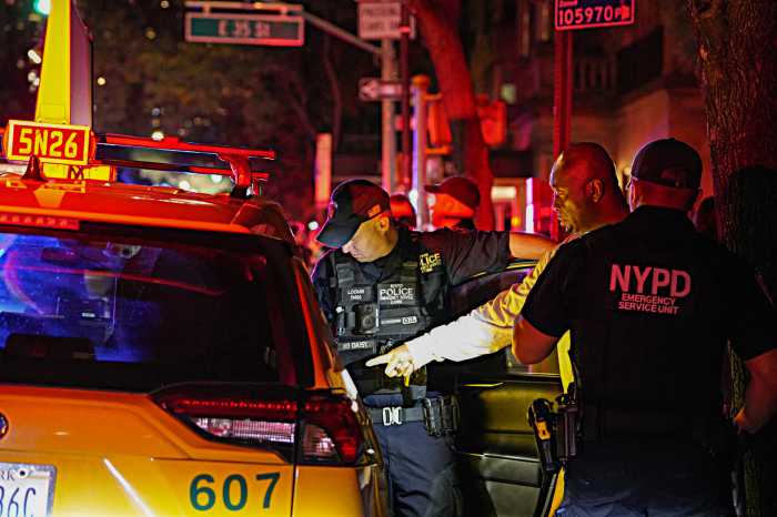 A man stole a yellow cab in Kips Bay on Thursday night, taking it on a joyride and colliding with a cyclist in a hit-and-run before abandoning the vehicle, authorities said.