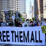 PHOTOS: Protesters gather to denounce federal agents at 26 Federal Plaza 20 As a man was detained by ICE, protestors took to the streets to denounce federal agents being at 26 Federal Plaza on Friday morning.