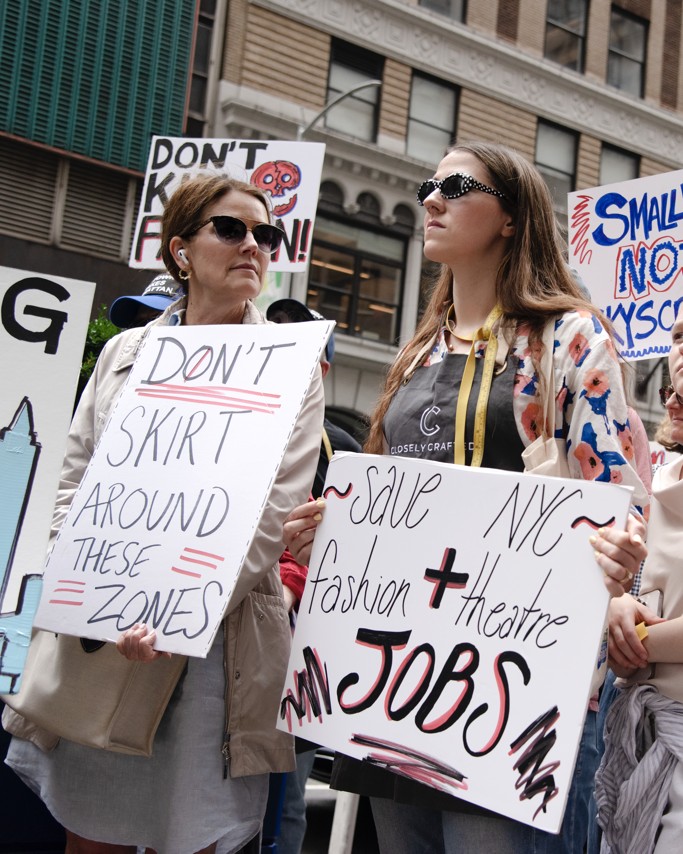 Groups rallied against the rezoning plan for Midtown South.