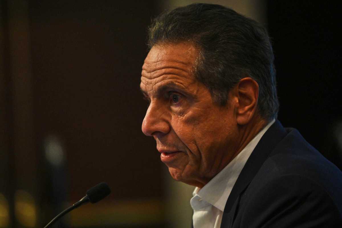 Andrew cuomo speaking at an event