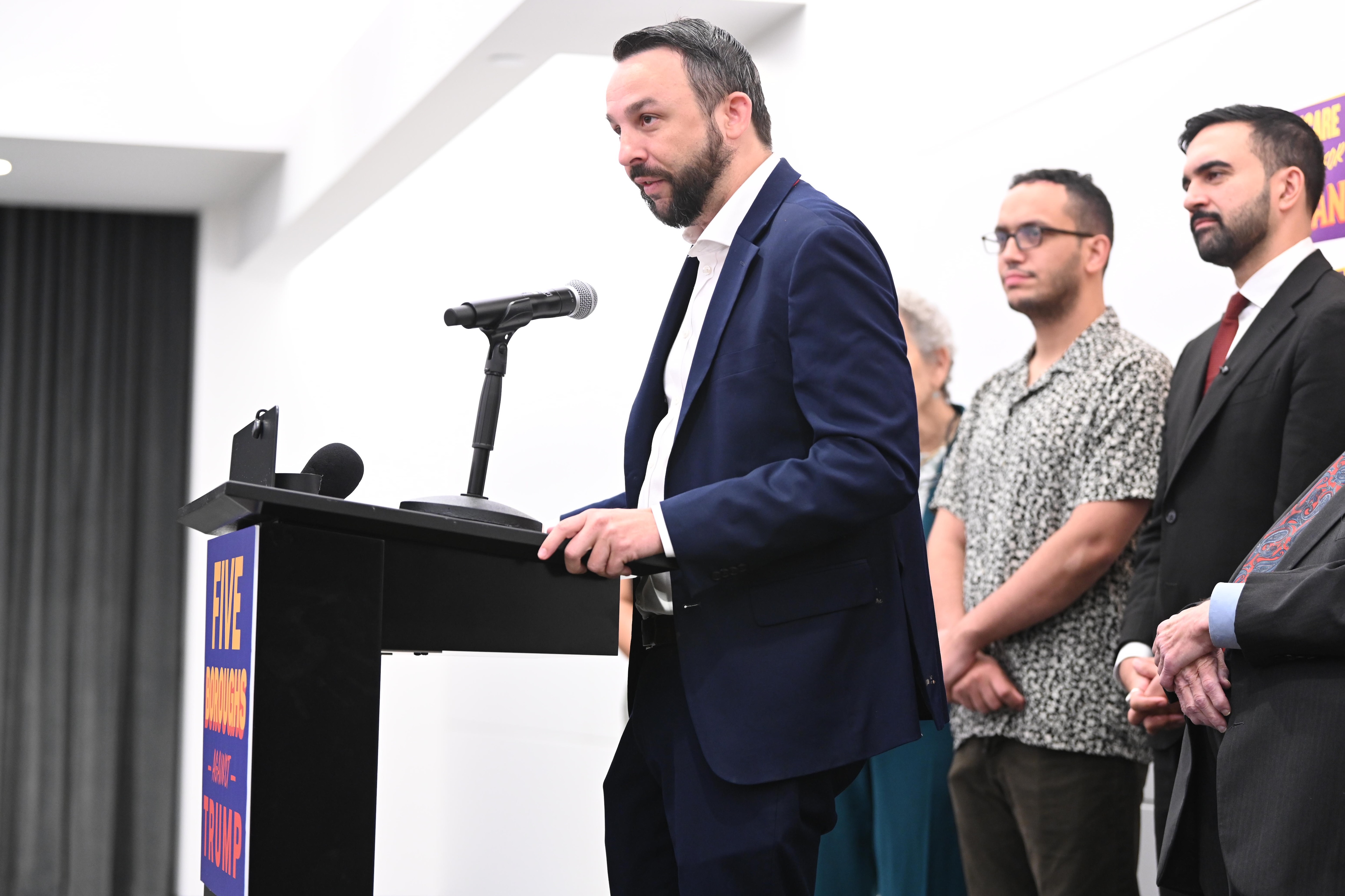 Council Member Keith Powers endorses  Assemblyman Zohran Mamdani to be the next mayor of New York City and go up against President Trump's cabinet.