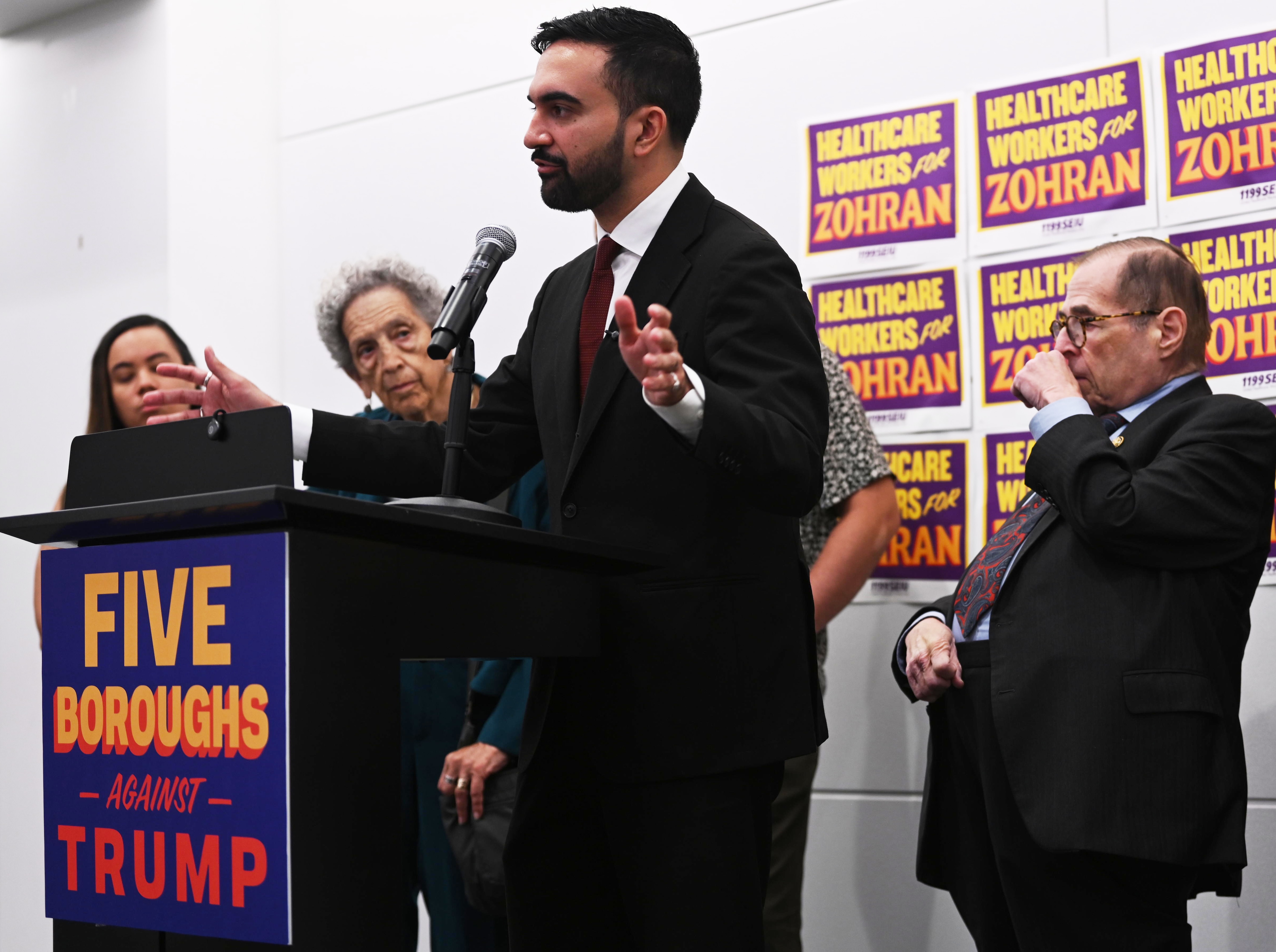 Assemblyman  and Democratic Nominee Zohran Manmdani has been tapped by local elected leaders to take on President Donald Trump and his policies on immigration, medicad cuts and snap benefits if he is elected into office.