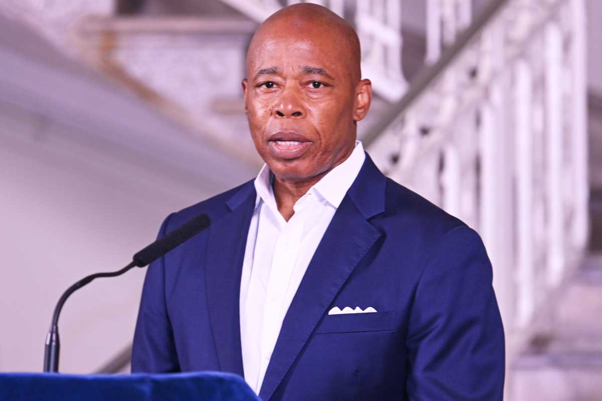 Mayor Eric Adams.