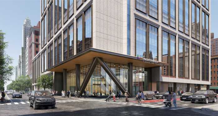 a rendering of Northwell Health'S Lenox Hill Hospital