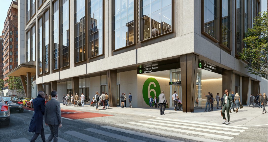 City Council approves modified Lenox Hill Hospital expansion amid concerns 2 The Lenox Hill Hospital subway entrance.