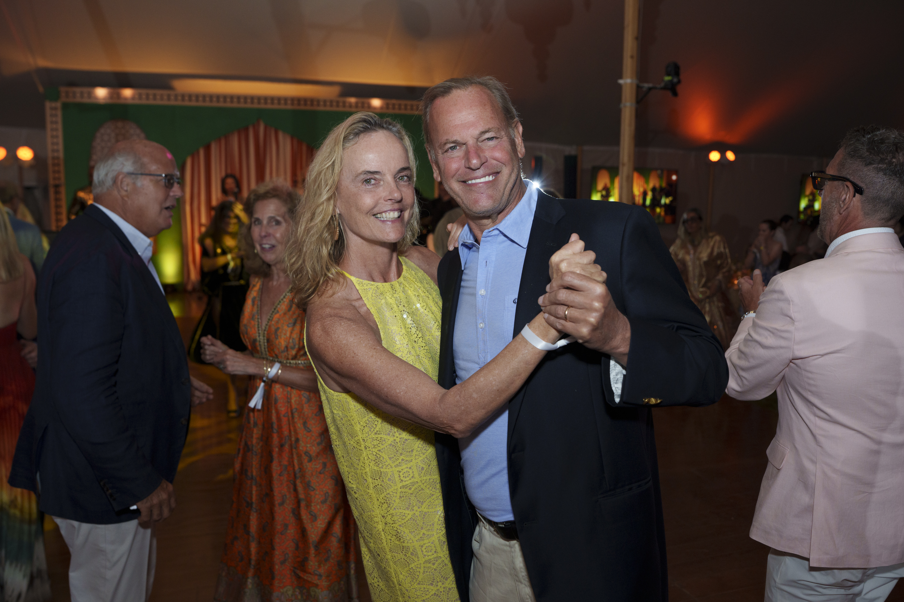Maureen and Steve Klinsky at the Southampton Hospital Foundation "A Night in Marrakesh" event.