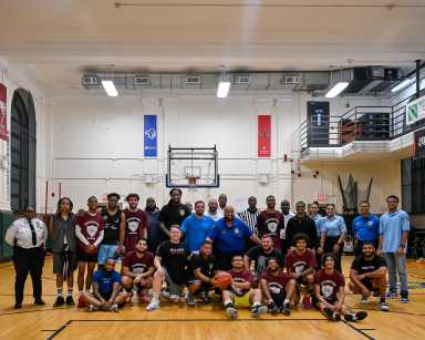 The Deaf Basketball team is leading the citywide tournament series against the NYPD 4-0.