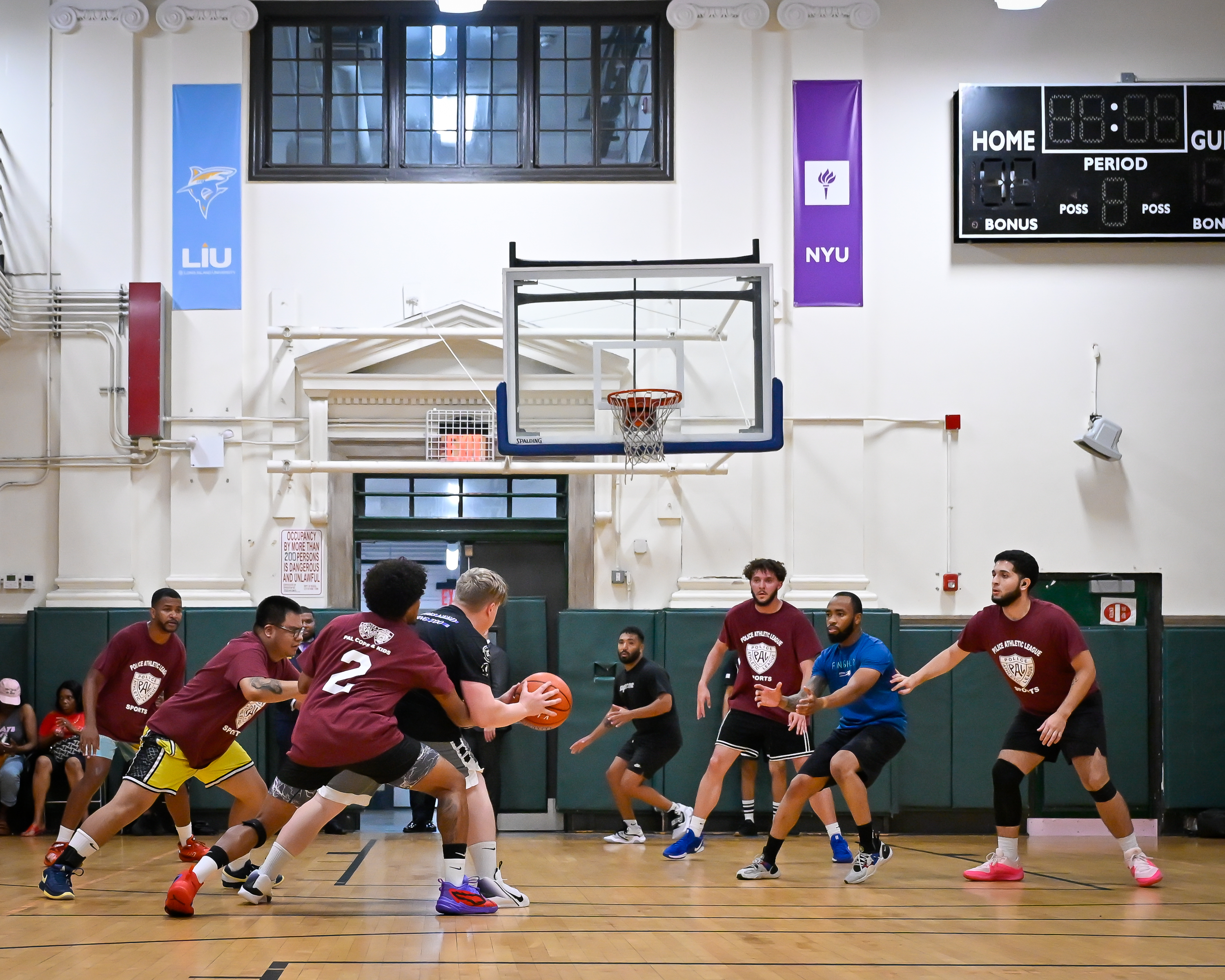 The Deaf Basketball team is leading the citywide tournament series against the NYPD 4-0. 