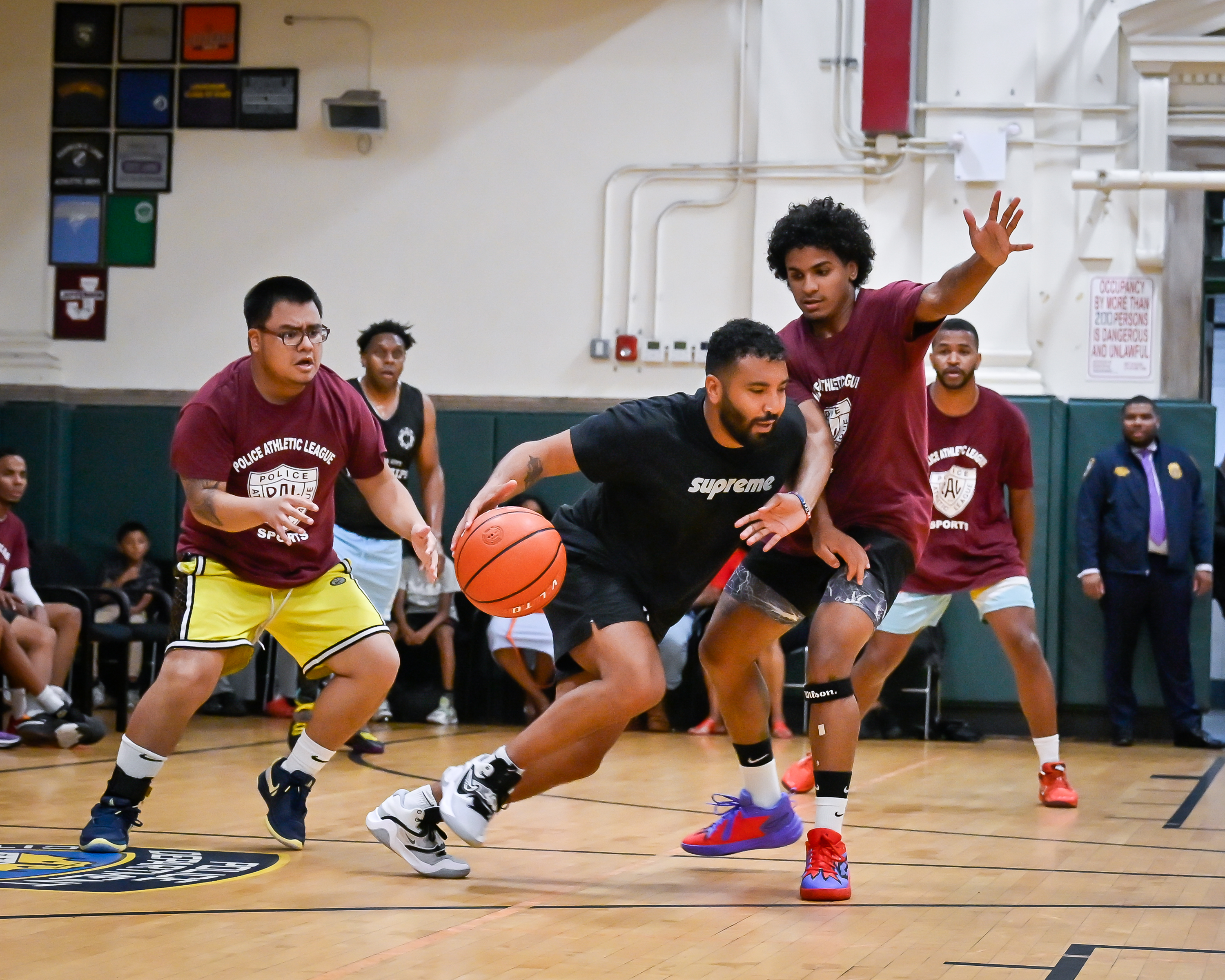 The Deaf Basketball team is leading the citywide tournament series against the NYPD 4-0.
