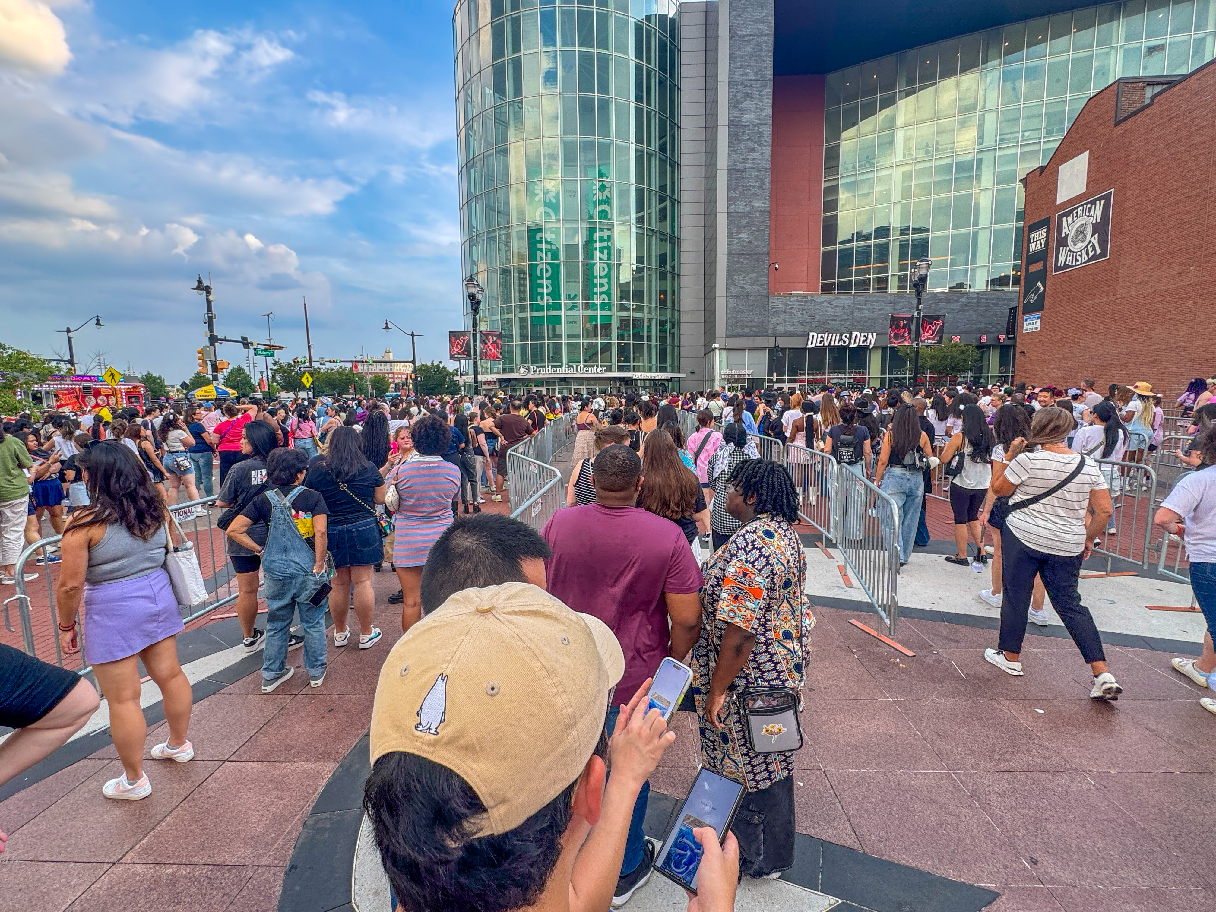 Fans at the Prudential Center.
