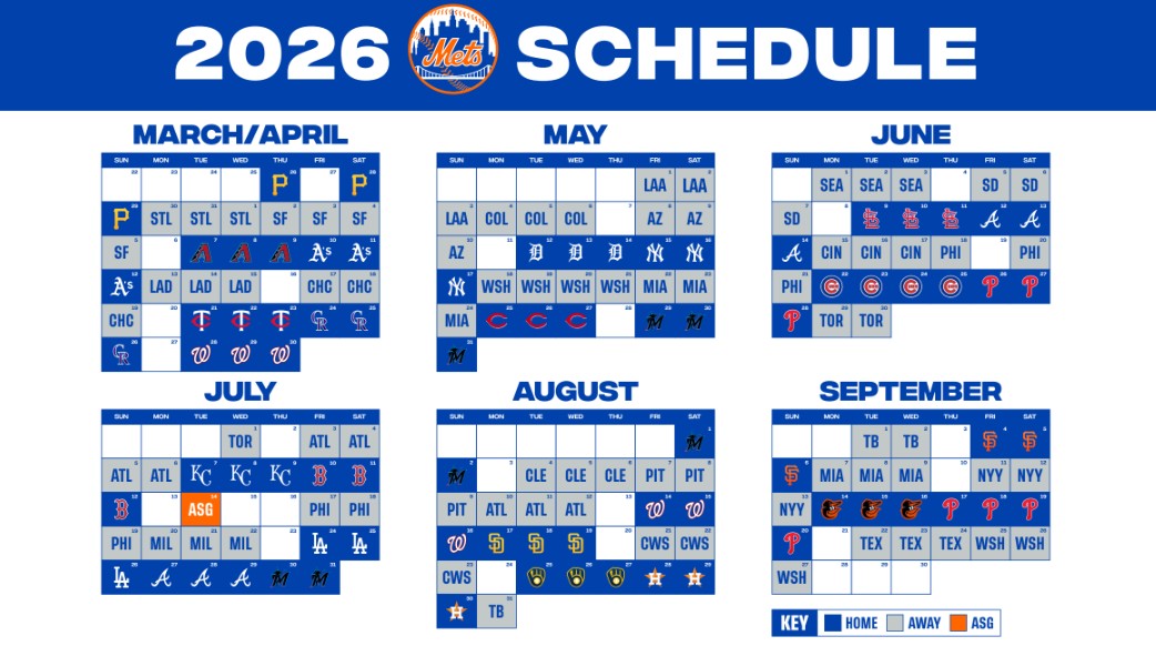 Mets schedule
