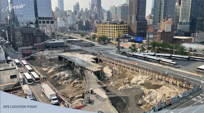 Revival or ruin? Hell’s Kitchen casino hearings close with residents split over neighborhood’s future 2 The site of the proposed 45-story mixed-use tower, The Avenir, at 41st Street and 11th Avenue in Hell’s Kitchen, being developed in a joint venture by Silverstein Properties, Rush Street Gaming, and Greenwood Gaming and Entertainment.