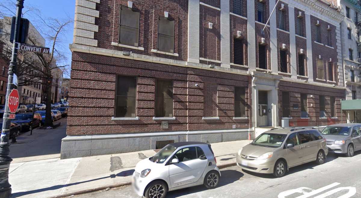 A view of 380 Convent Ave. in West Harlem, where police say a 30-year-old man was fatally stabbed following an argument early Friday