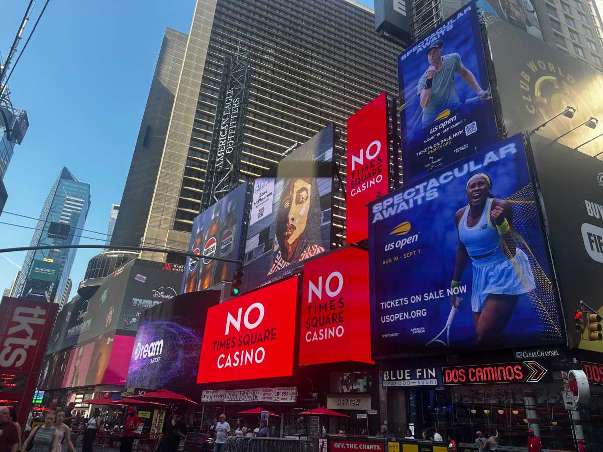 a times square billboard