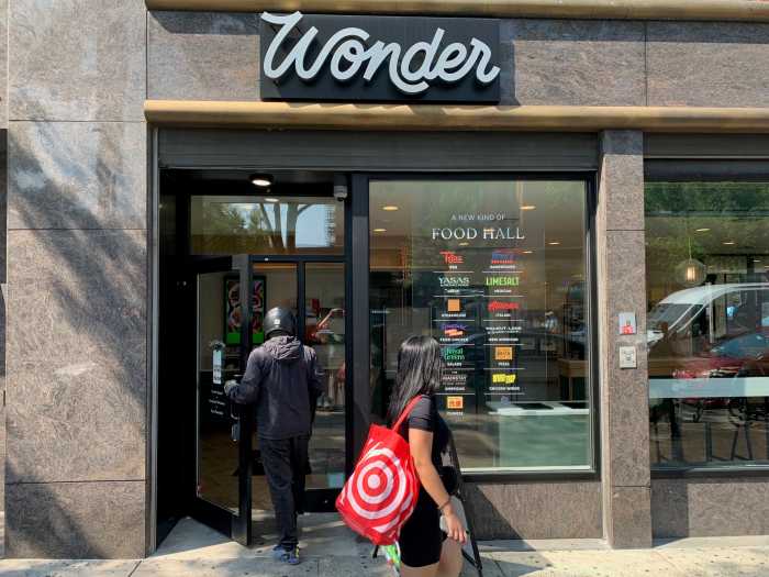 IBX Stop by Stop: Exploring the future light rail line's northern hub of Jackson Heights, a melting pot of flavors and tradition 2 exterior of a food hall during the day in Queens