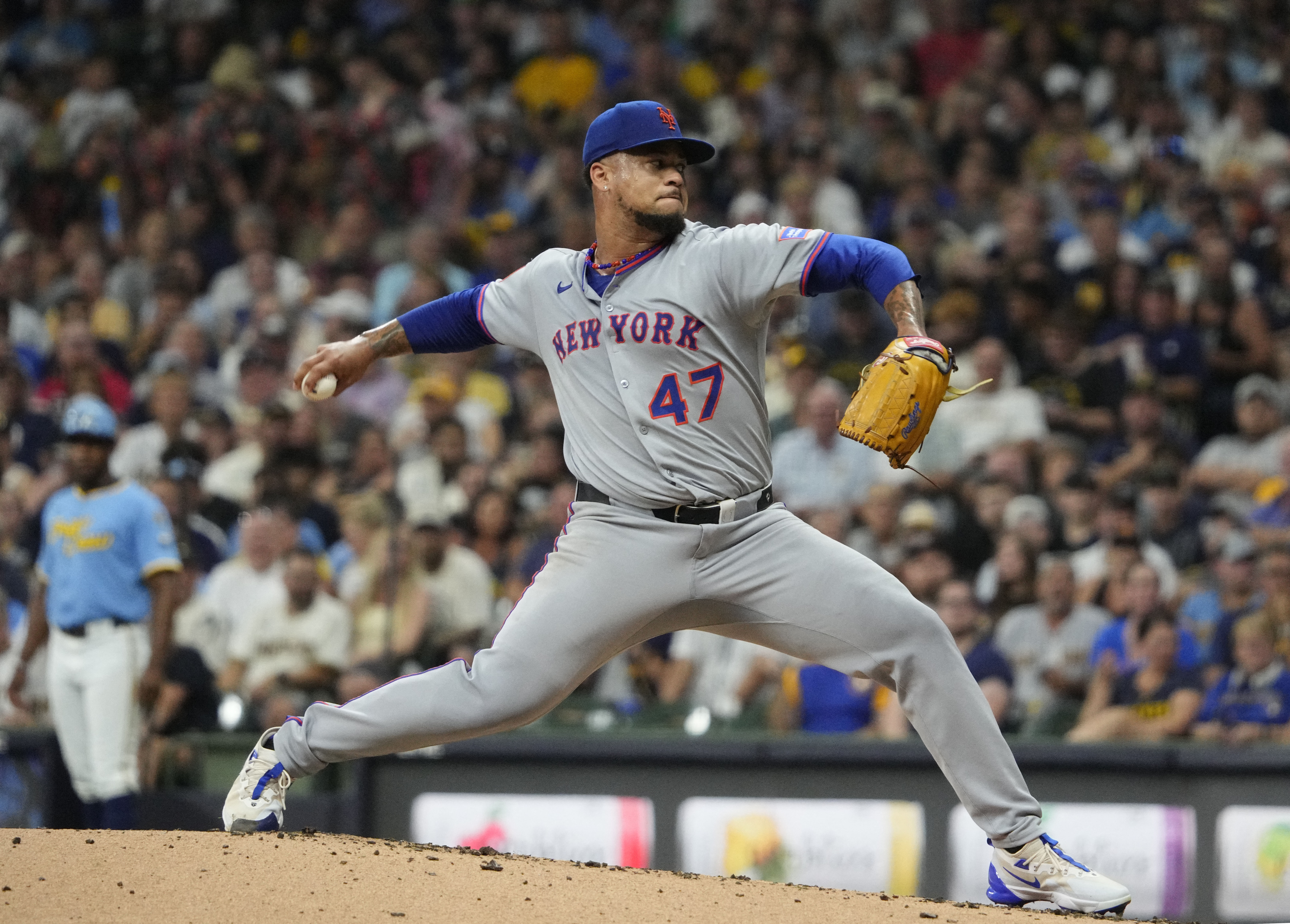 Frankie Montas Mets Brewers