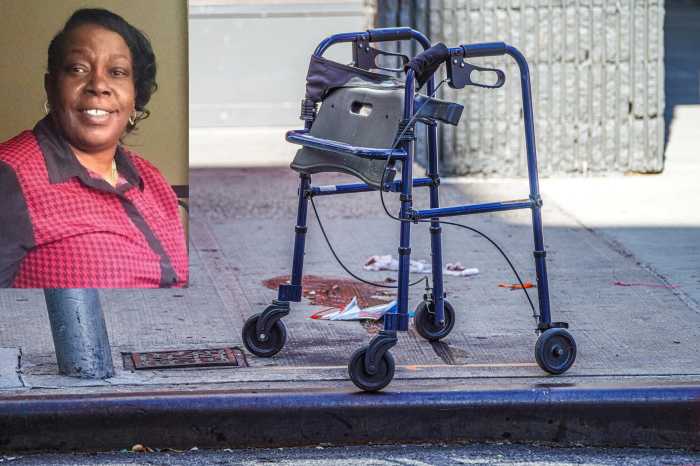 Victim of harlem shooting with walker she used near where she was shot