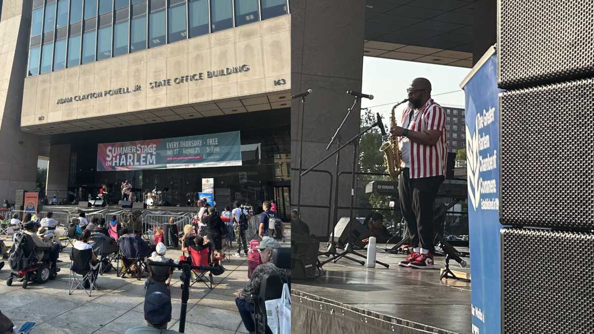 people performing at Harlem Summerstage