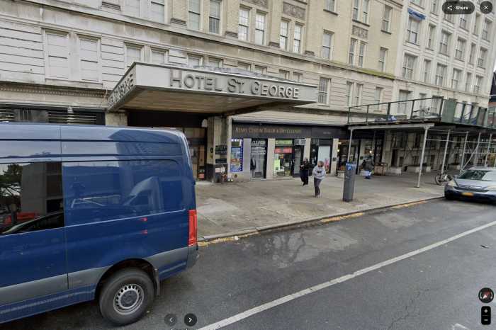 hotel entrance on a street