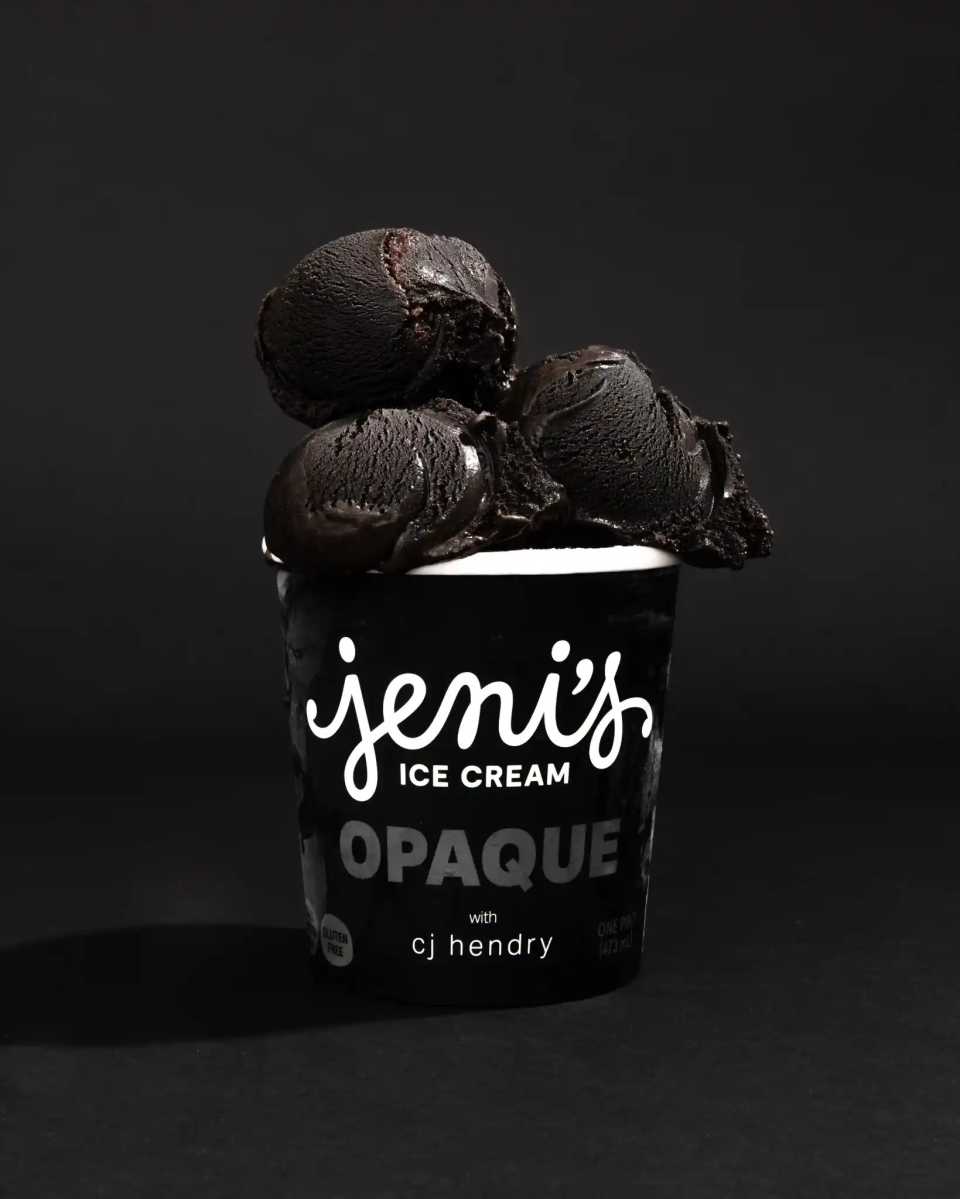 black ice cream from Jeni's Ice Cream