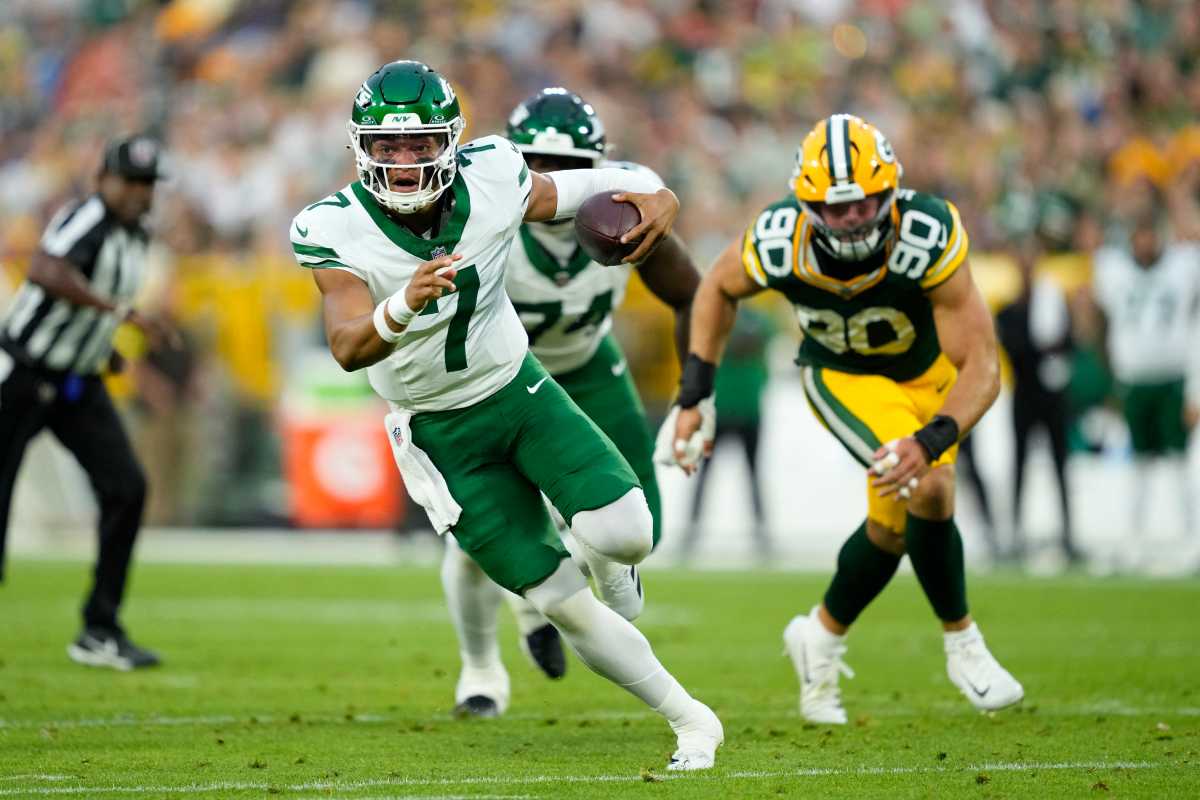 Justin Fields Jets Packers preseason Week 1