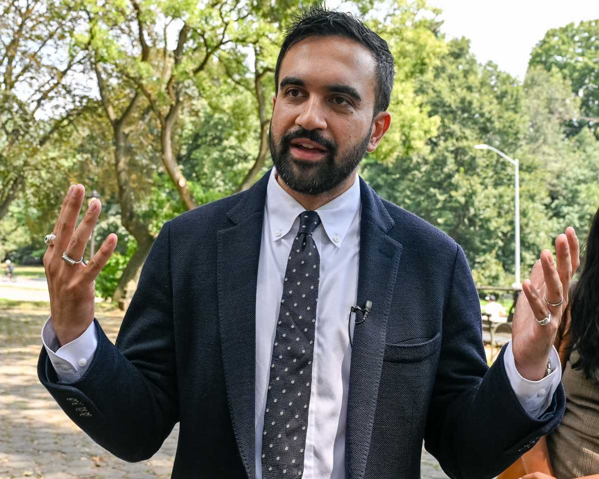Mayoral candidate Zohran Mamdani reacts to Brooklyn Mass shooting