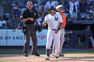 Trent Grisham Yankees Astros home run